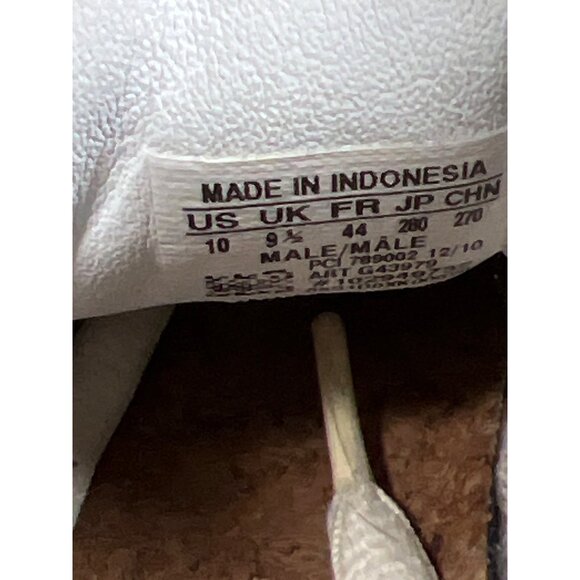 Adidas Stan Smith Mens Sneakers 10 US White With Leopard Heel Detail - Picture 5 of 5